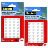 Kit com 56 Protetor ANTI-IMPACTO 3M SCOTCH Redondo EXTRA Pequeno