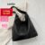 (Trendy) Lovito Bolsa de ombro leve casual com botão liso e elegante de grande capacidade para mulheres LFA45470