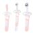 Kit com 3 Escovas de Dente para Bebê Brushes Rosa – MAM