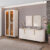 Kit Aparador Buffet Lia Com Cristaleira Tarsila Orgânico D05 Off White Freijó – Lyam Decor
