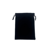 Saquinho de Veludo Premium – Preto – 8x10cm  – 10 unidades – Rizzo