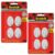 Kit com 8 Gancho SCOTCH Branco Pequeno 3M