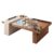 Mesa De Centro Luna Nature Off White Com Espelho – Hb Móveis