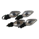 4 Pisca Seta Bros 160 2014 Adiante Gvs Metalizado Cristal