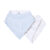 Kit Babador Bandana Bordados Papi Flanelado Azul – 2 Peças