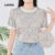 Lovito Blusa Boho Colorblock Primavera/verão para Mulheres L143ED453