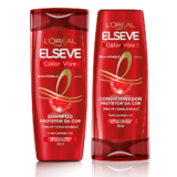 KIT SHAMPOO + CONDICIONADOR ELSEVE COLOR VIVE LORÉAL PARIS 200ML – 2 Itens