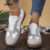 (Trendy) Lovito Sapatos Esportivos De Cor Lisa Confortável Com Sola Macia Para Mulheres LFA79008