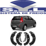 Sapata Lona Freio Fiat Palio Uno 2010 a 2021 Traseira SYL Syl203012