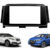 Moldura Preta 7 Polegadas 2 Din Nissan Kicks 2017 2018 2019 2020 2021 e Versa 2021 a 2023