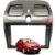 Moldura Painel 2Din Central Multimidia Mp5 9 polegadas Flutuante Champagne – Fiat Grand Siena 12/21
