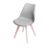 Cadeira Saarinen Wood – Cinza