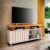 Rack Bancada Para Sala Ambiente Rivera 1.3 Off White Cinamomo – Hb Móveis