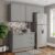 Cozinha Compacta 3 Peças 100% Mdf Americana Cinza – Henn