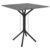 Mesa De Jantar Thais 70×70 Cm Preta Com Granito Ocre Itabira – Artefamol