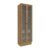 Cristaleira Celeste Kappesberg 100% MDF 2 Portas 1 Gaveta Nogueira 72cm