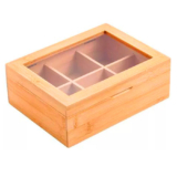 Caixa de Chá Mystic de Bambu – 21x16x7,4cm – 1 unidade – Rizzo