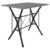 Mesa De Jantar Bruna 100×60 Cm Preta Com Granito Ocre Itabira – Artefamol – alta durabilidade