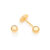 Brinco Rommanel Infantil Esferas Lisas 3mm 520797