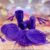 Kit Festa 50 PESSOAS DESCARTAVEIS ROXO NEON GARFO + PRATO + COPO