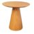 Mesa Lateral Cone Redonda 51 Cm Laminada Em Madeira Freijó Marrom