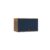 Armário Aéreo Celeste Kappesberg 100% MDF 1 Porta Basculante Nogueira/Azul 60cm