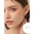 LOMISS Brincos Elegantes Delicado Redondo Argola Folheada Platina Lisa