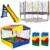 Kit Cama Elástica 3,05m + Piscina de Bolinhas 1,50m + 1000 Bolinhas Coloridas + Escorregador Grande