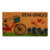 Capacho Entrada Fibra Coco Bem Vindo Estampado Bicicleta 33x60cm Antiderrapante Marrom Edantex