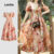 (New) Lovito Vestido Casual com Zíper para Primavera/verão para Mulheres L142LD457