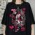 Camiseta Mujer Manga Corta Con Estampado NiñA Dibujos Animados Estilo GóTico – Liberty