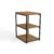 Mesa Lateral p/ Sala Industrial LI004 c/ 3 Prateleiras Freijo/Preto – Kappesberg