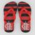 Chinelo Flamengo Manto I 2024 Infantil Vermelho e Preto