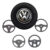 Botão Buzina Tampa Do Volante Vw Gol G2 Bola G4 Saveiro Fox