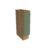 Nicho Porta Condimentos Celeste Kappesberg 100% MDF Nogueira/Verde 20cm