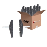 KIT 20 PAR PARES SAPATA PASTILHAS DE FREIO SHIVER V-BRAKE 60MM BICICLETA ARO 26 29 ATACADO REVENDA