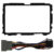 Kit Moldura Painel 9 Pol HR-V 2015 2016 2017 2018 2 Din Preto Chicote Som