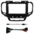Kit Moldura Painel 7 Pol Toro 2016 2017 2018 2019 2020 2 Din Black Piano Chicote Som Plug Antena
