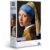 QUEBRA CABEÇA MOÇA COM BRINCO DE PÉROLA JOHANNES VERMEER 500 PEÇAS NANO TOYSTER OBRA DE ARTE PUZZLE