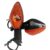 Par Pisca Seta Bros 160 2014 Adiante Gvs Metalizado Laranja