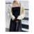 (Trendy) Lovito Cardigans Elegantes Cardigans Básicos Lisos Para Mulheres LNE37018 (Cáqui/Aprico/Preto)