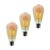 Kit 3 Lâmpadas de Filamento LED Flite ST64, 4W, FLT-ST64-4W