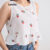 Lovito Regata Casual Ditsy Floral Com Babados E Bainha Regata Para Mulheres L105MD135