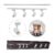 Kit trilho Eletrificado 4 Spot Led + 1 Metro de Trilho Pop 20w 6500k Branco Frio 110v/220v Branco Cod: 251931397-1 Avant