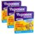 Kit 3 Vaponex Tam. 65 cm Coleira Anti Pulgas Coveli para Cães – 20 g