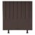Cabeceira Estofada Cama Box Solteiro 90 Cm Paolla Corino marrom