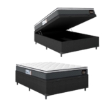 Cama Box Baú Casal Espuma D33 Pillow 138x188x60cm
