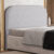 Cabeceira Cama Box Casal 140cm Orgânica Lanna W01 Linho Cinza – Lyam Decor