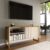 Rack para TV Até 55 Polegadas Retrô 1 Porta 1 Prateleira Cinamomo/Off White – Panorama Móveis