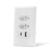 Tomada 2 Entradas 10A USB-A Tipo-C 2400mA Multifunçao Bivolt